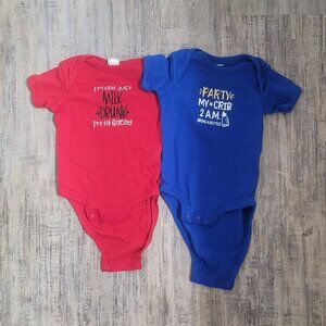 #182 Baby Diaper Shirt 6 months